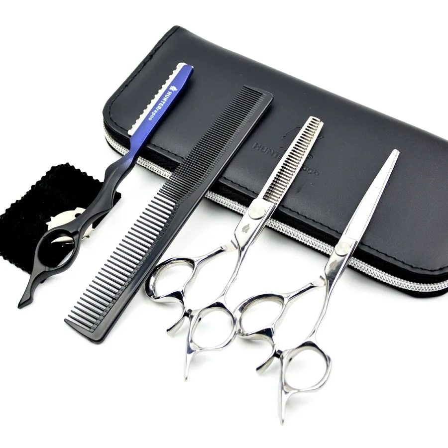 

HT9210 6" Professional Hair Cutting Scissors kit Barber Shears 440C stainless steel hair clipper haircut kit hairdresser scisors