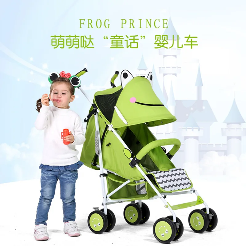 

0 Fashion Lightweight Baby Stroller Pram, Children Umbrella Cart, Portable Buggys Folding Pushchair for 0-3 Years Old Kids