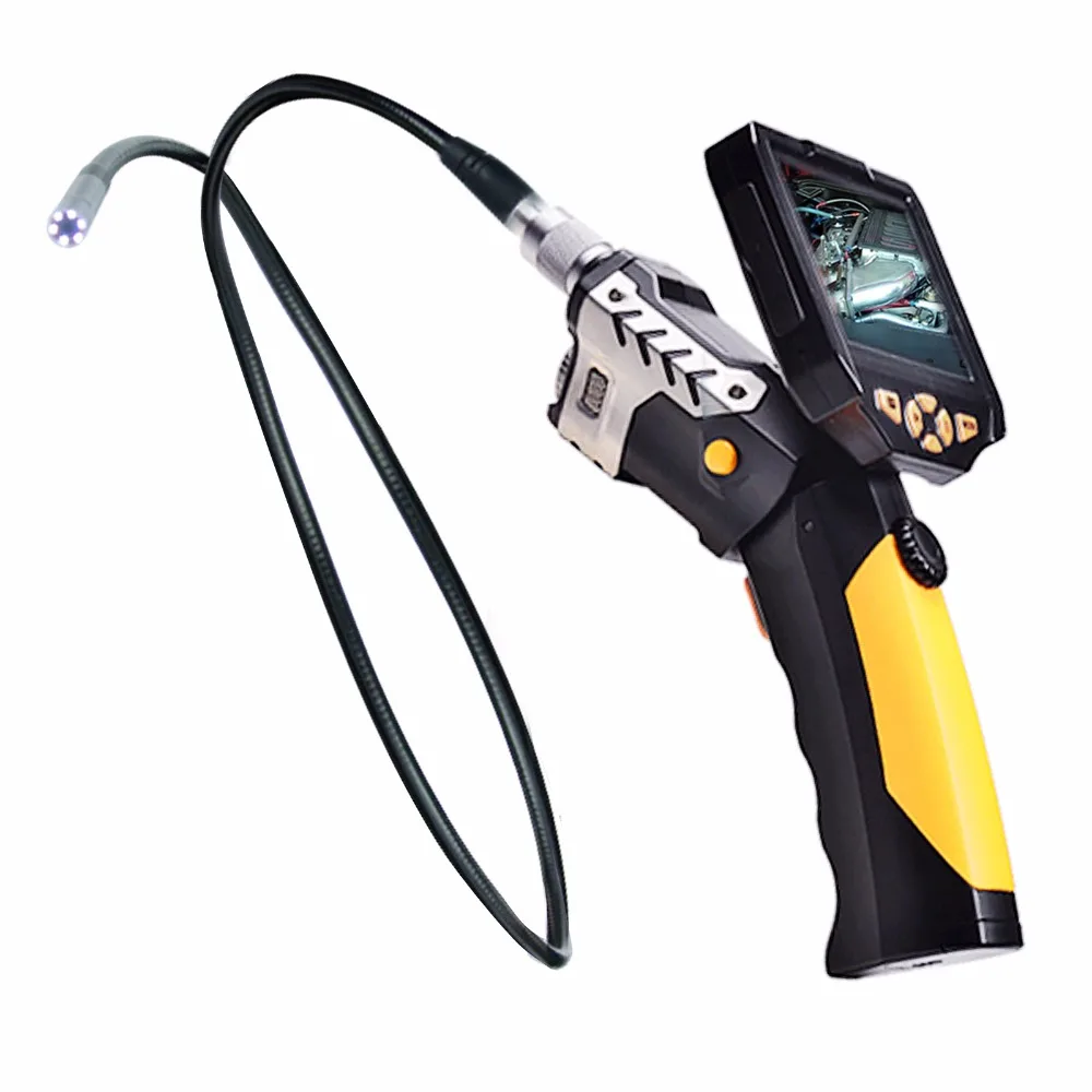 

3.5" Detachable LCD Video Inspection Camera Borescope Endoscope SnakeScope 1M Cable 8.2mm diameter + 2GB MicroSD card
