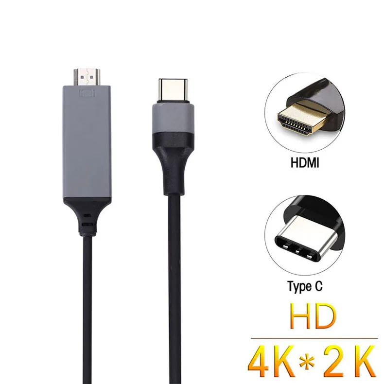 

4K Type-C to HDMI Cable USB 3.1 to HDMI Converter Adapter for Samsung S8/S8+/S8 PLUS/Note 8