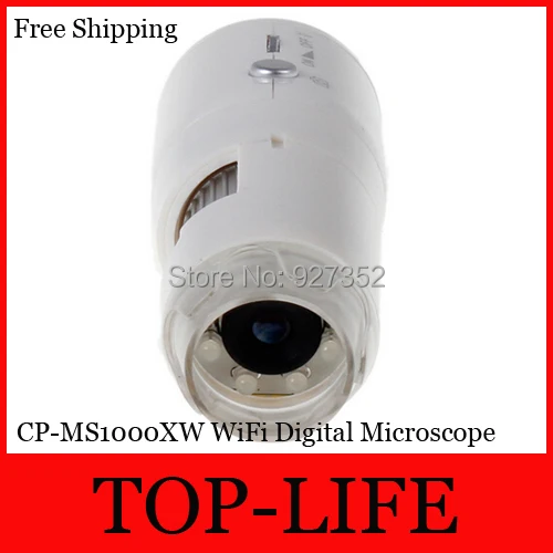 

Free Shipping 1000x zoom WiFi Digital Microscope With Android Mobile Phone Monitoring 80 Meters WIFi Distance 1000X Zoom