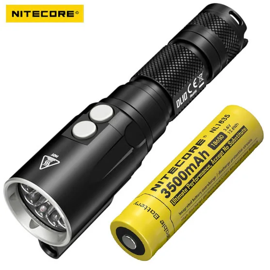 NITECORE DL10 Underwater Diving Flashlight -1000 Lumens -CREE XP-L HI V3 LED with 18650 battery NITECORE DL10 Underwater Diving Flashlight -1000 Lumens -CREE XP-L HI V3 LED with 18650 battery
