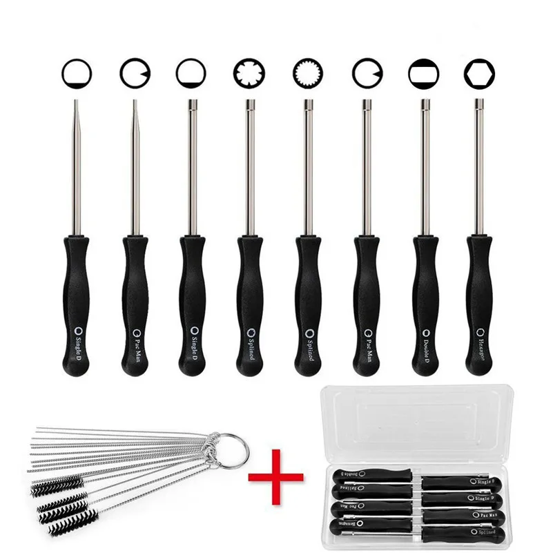 8PCS Carburetor Splined Screwdriver Adjust Tool Cutter Chainsaw Lawn