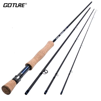 

Goture 2.7M/2.5M Fly Fishing Rod 30T Carbon Fiber Fishing Rod M/MF Action 4wt/5wt/8wt/9wt Fly Rods For Trout Bass