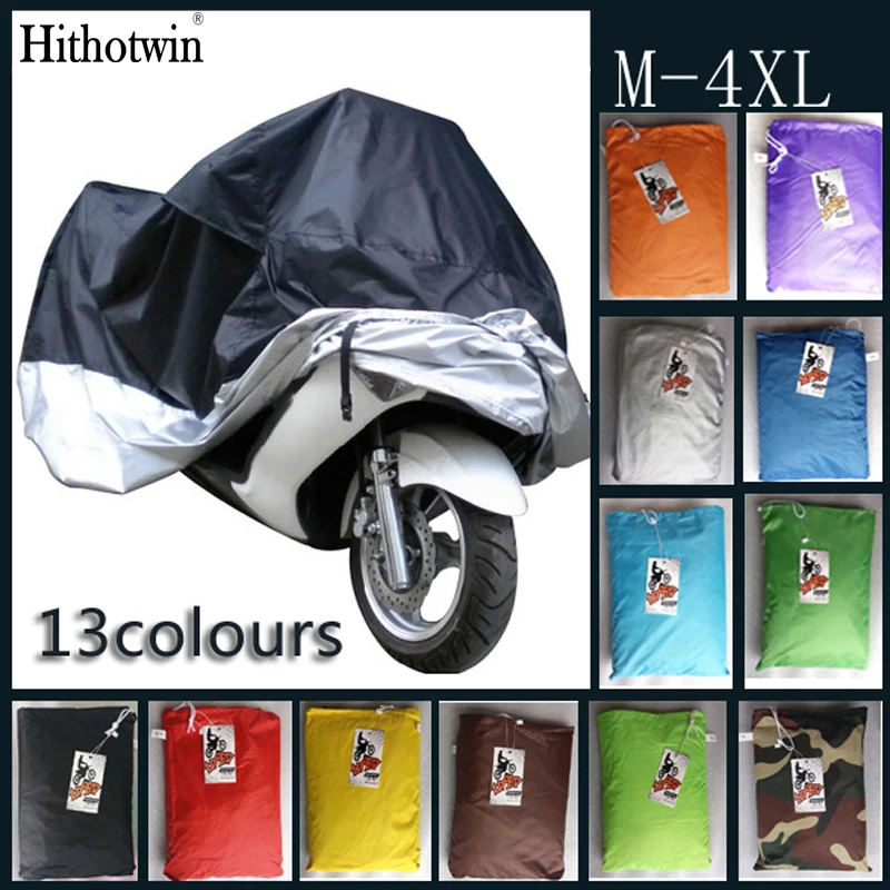 

NEW M-4XL Motorcycle Cover All Season Waterproof Dustproof UV Protective Outdoor Indoor Lock-holes Design Motorbike Rain Cover