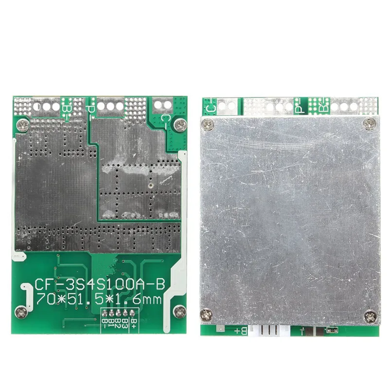 4S 100A 12 В баланс для LiFePo4 для 18650 батареи BMS защиты PCB платы модуль