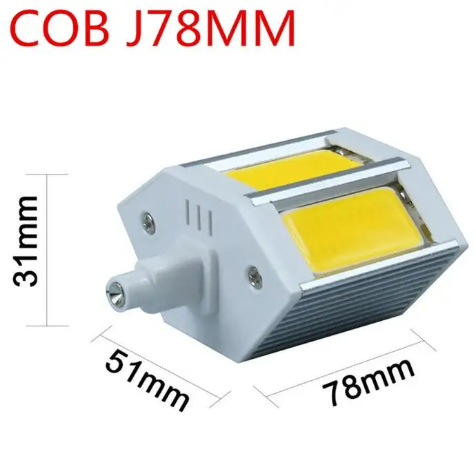 

Dimmable R7S COB led bulb r7s led lights 78mm 118mm 10W 15W J78 J118 lamp AC110V 127V 220V 265V replace halogen floodlight