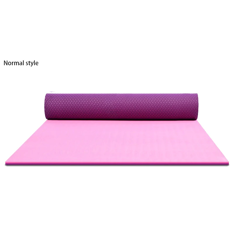 TPE Yoga Mat Multi Use Activity NonSlip Yoga Mat for Pilates Fitness Hot Yoga Eco-friendly Non Slip Exercise Mats 183cm*61cm*6mm TPE Yoga Mat Multi Use Activity NonSlip Yoga Mat for Pilates Fitness Hot Yoga Eco-friendly Non Slip Exercise Mats 183cm*61cm*6mm