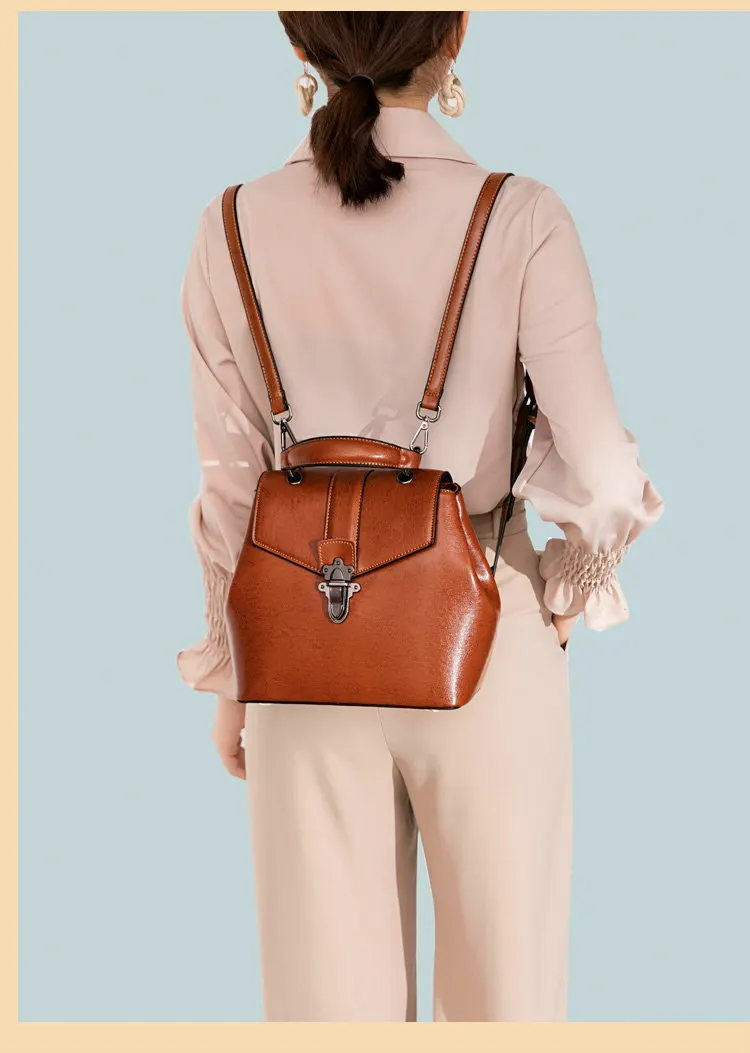 QIAOBAO Классический женский рюкзак, высококачественные кожаные рюкзаки, школьные сумки для девочек-подростков, рюкзак Mochila Feminina Sac A Dos