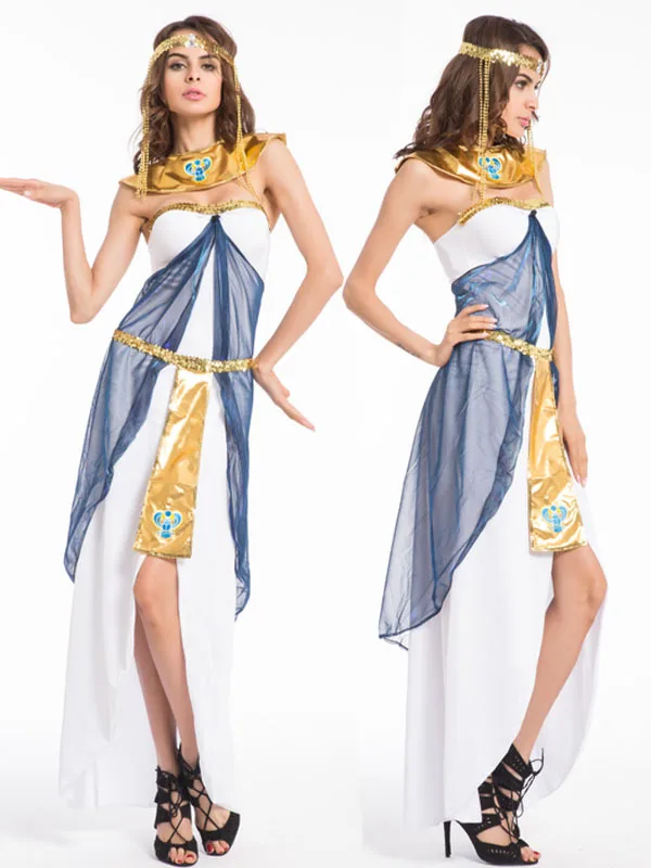 Womens Plus Size Toga Costume Roman Empress Spartan Greek History Fancy Dress