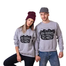 Lovers clothing hoodies sweatshirt Men abd font b women b font Printed Long Sleeve Sweatshirt Pullover
