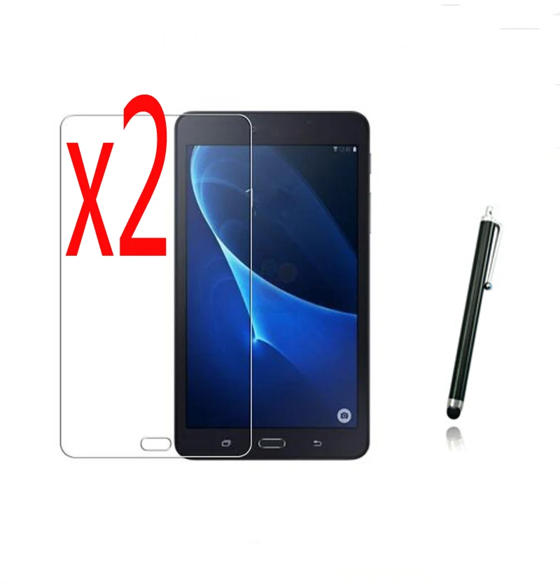 

3in1 2x Clear LCD Screen Protector Films Protective Film Guards + Stylus For Samsung Galaxy Tab A 7.0 SM-T280 SM-T285 T280 T285