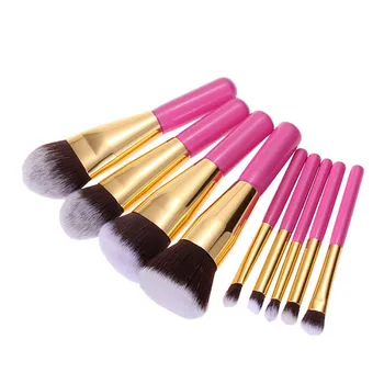 

9 x Pro Makeup Brushes Set Bamboo Handle Foundation Powder Eyeshadow Brush Tool 4.5