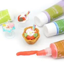Имитация кремового клея 24 цвета DIY кремовый клей для чехлов телефонов Faux Fake Creams Glues M8694