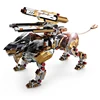 Microworld Models A Roaring Lion Knight model DIY laser cutting Jigsaw puzzle fighter model 3D metal Puzzle Toys for adult gifts 1