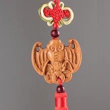 Ручной работы Fortune РЕЗНЫЕ в молиться с ключ безопасности цепочку все лучшие ключевые украшения автомобиля брелок с амулетом Подвеска деревянная принадлежность