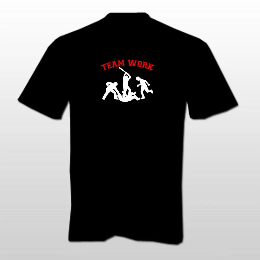 

TEAM WORK T SHIRT, FUNNY T SHIRT, HOOLIGAN TEAM WORK HOODIE/T SHIRT UP TO 5XL New T Shirts Funny Tops Tee New Unisex Funny Tops