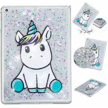 

Tablet Case For iPad 2018 9.7 inch 2017 5th 6th 5 6 Gen Generation Protective Liquid Quicksand Shell Skin Covers 1822 A1823 Capa