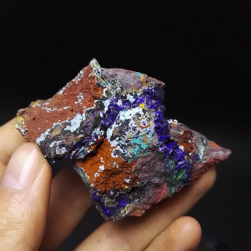 87 г натуральные камни и минералы камень Малахит Азурит образец Кристалл редкая руда уникальные образцы синий A3