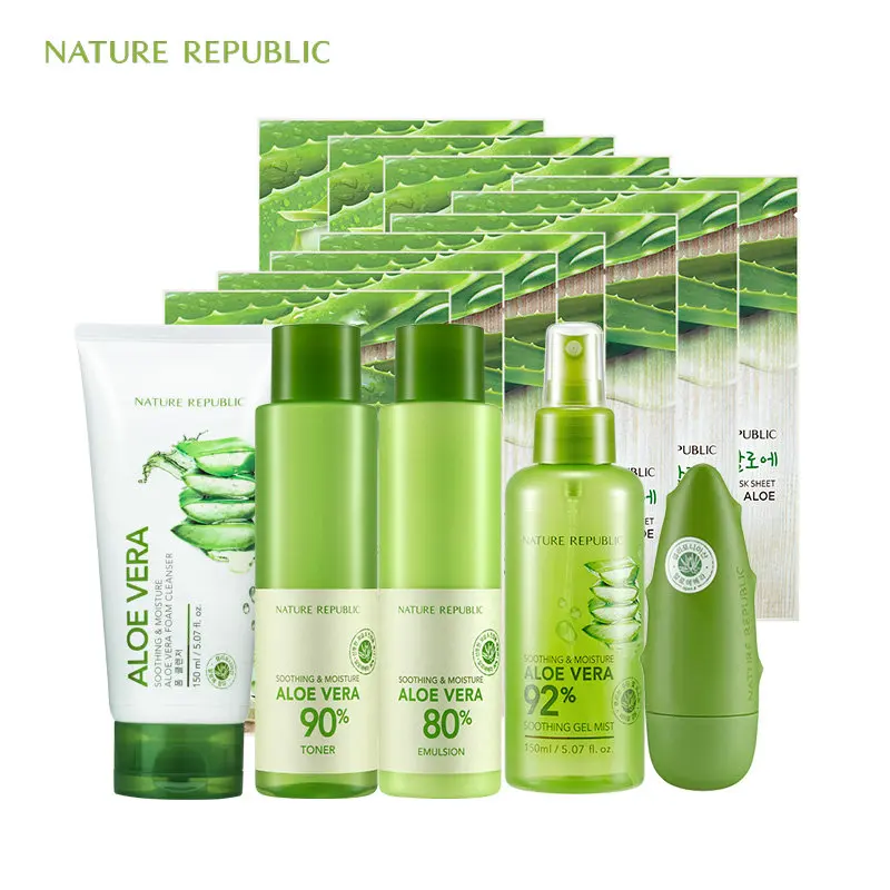 Nature Republic Natural Aloe Moisturizing Set Face Mask Emulsion Face Toner Face Cleaner Hand Cream Korean Skin Care Set Buy At The Price Of 50 70 In Aliexpress Com Imall Com Nature Republic Natural Aloe Moisturizing Set Face Mask Emulsion Face Toner Face Cleaner Hand Cream Korean Skin Care Set Buy At The Price Of 50 70 In Aliexpress Com Imall Com