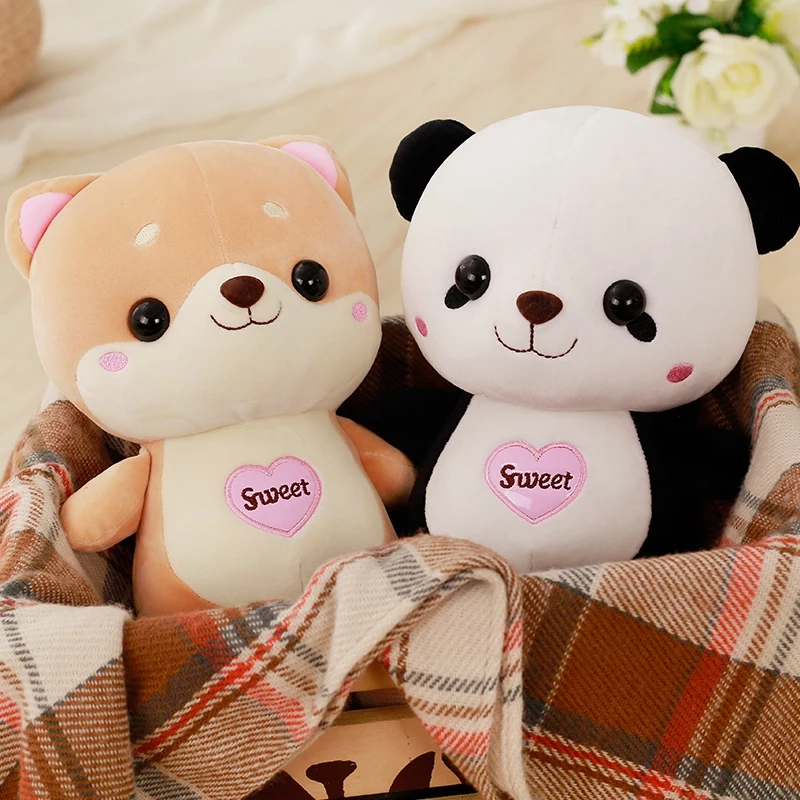 30cm Cartoon Animal Plush Toys Staffed Down Cotton Shiba Inu, Rabbit, Panda Sheep Dolls Kawaii Kids Toy Lovely Birthday Gift 30cm Cartoon Animal Plush Toys Staffed Down Cotton Shiba Inu, Rabbit, Panda Sheep Dolls Kawaii Kids Toy Lovely Birthday Gift