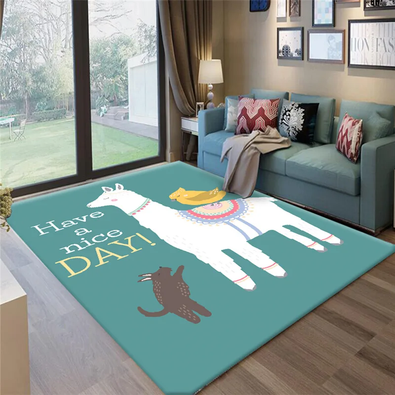 Мультфильм серии 3D печати Детский ковер детский для ползания нескользящий мат спальня декоративные ковры для гостиной коврики для вас Индивидуальные
