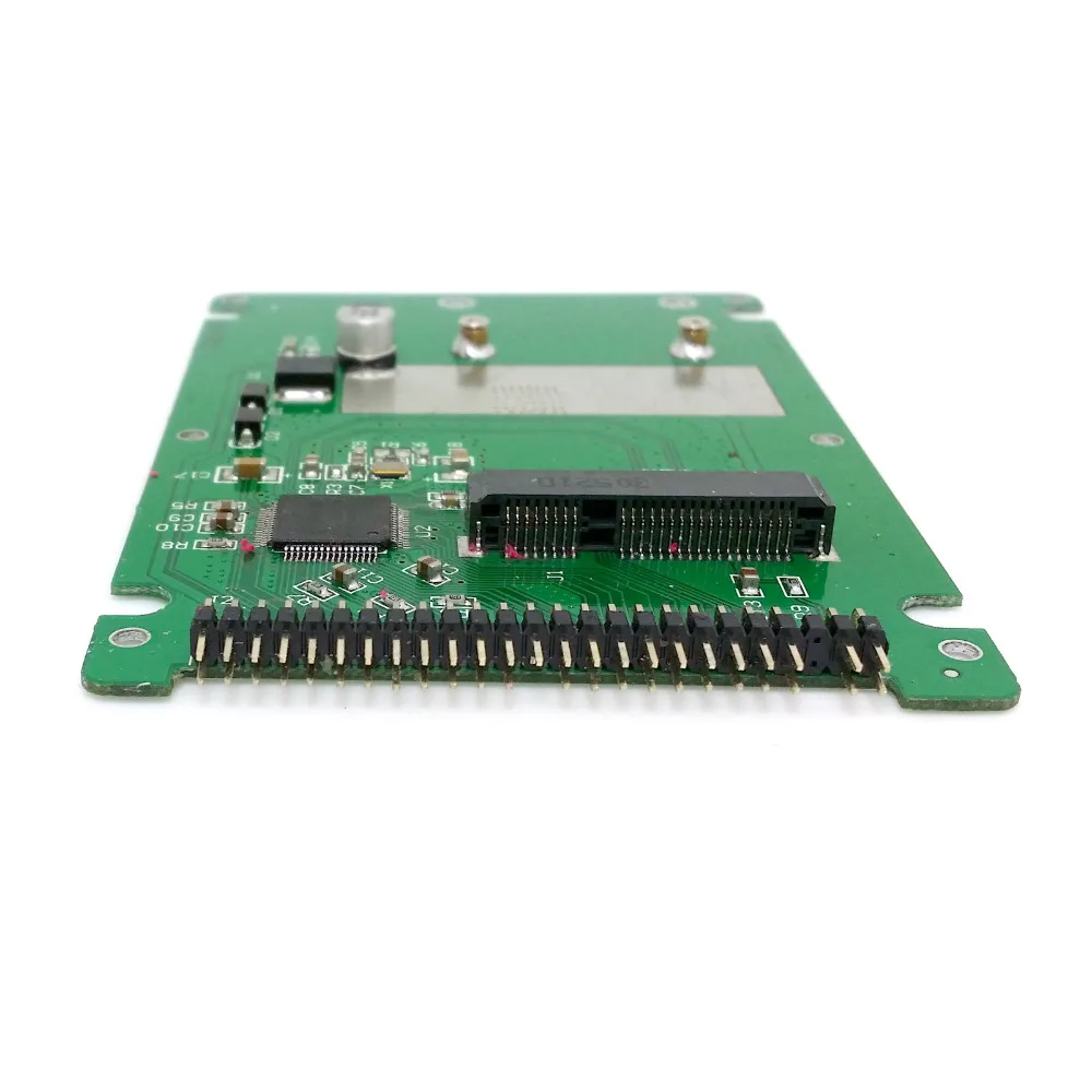 Jimier mSATA mini PCI E SATA SSD до 2 5 дюймов IDE 44pin корпус жесткого диска ноутбука Корпус белого