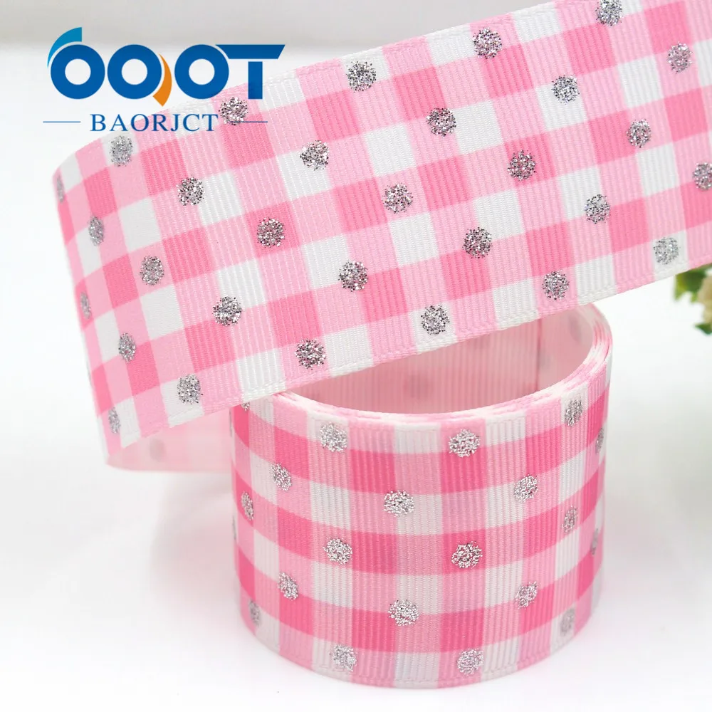 OOOT BAORJCT G-18703-595, 38 мм, 10 дворе вспышки мультфильм ленты Термальность передачи печатных grosgrain Свадебные аксессуары DIY материал