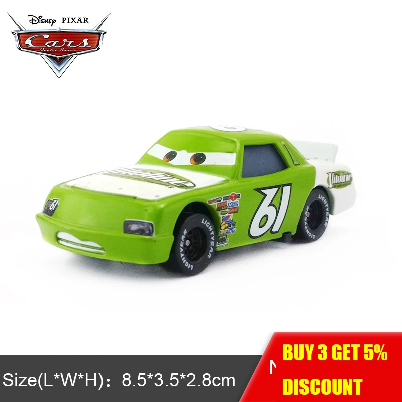 Disney Pixar Cars No.61 Vitoline 1:55 металлические Литые машины развивающие игрушки модель