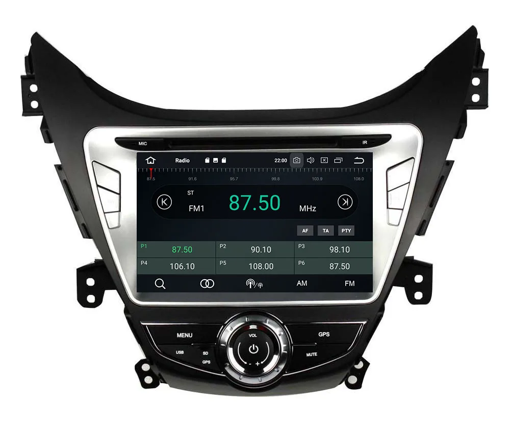 Clearance Octa core 4G+32G Android 9.0 Car DVD GPS for Hyundai Elantra Avante I35 2011 2012 2013 Car Stereo Radio Head unit Audio player 3
