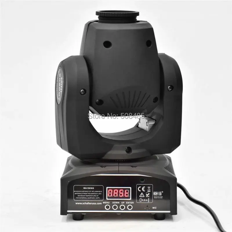 Быстрая доставка Лидер продаж/4 шт./лот Eyourlife LED Inno Pocket Spot Mini Moving Head Light 30 Вт DMX dj 8 gobos