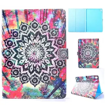 

Fashion Flower Flip Leather PU Case For Apple iPad pro 9.7 Smart Case Cover Sleep Wake Funda Tablet Shell Skin For iPad Pro 9.7"