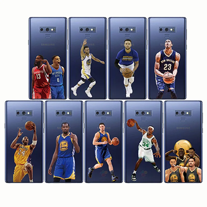 Basketball players Klay Thompson Case Soft TPU Silicone Fitted Cases Cover phone for Samsung S10 PLUS A6 2018 A8 |