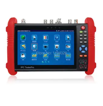 

7inch CCTV tester IPC-9800 plus monitor IP analog camera tester onvif POE 12V output HDMI out/ Built-in WIFI