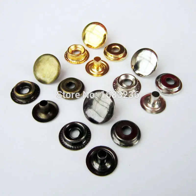 

25 sets Metal No Sewing 201 201# Snap Button Press Stud Leathercraft Leather Bag Coat Rivet Bolt Fastener Popper DIY