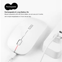מחשב נייד טעינת USB Slim Wireless Mouse USB B.O.W 2.4G, פחות רעש, עכברים אופטיים ניידים ניידים עבור מחשב, מחשב נייד, MacBook, שחור (5)