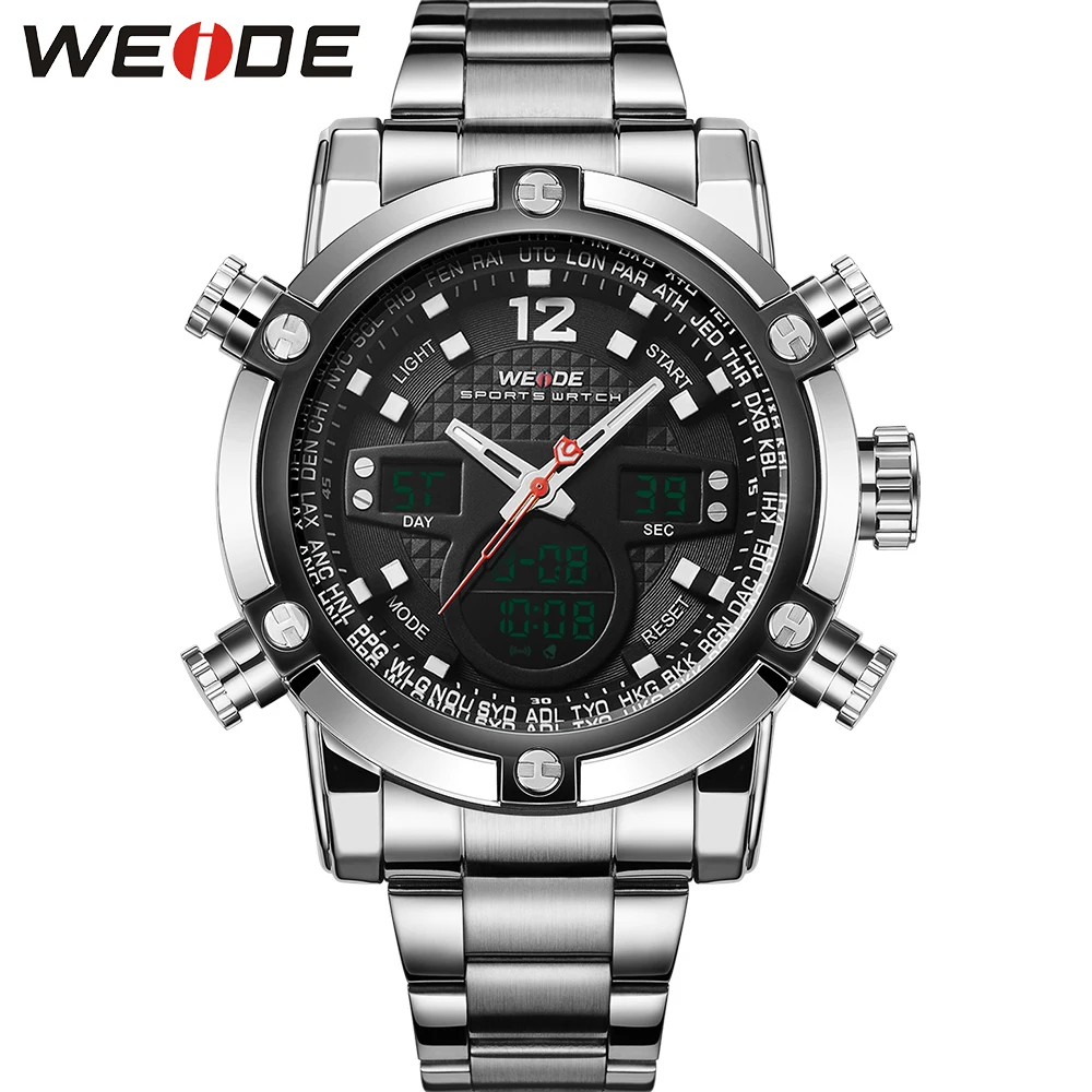 

WEIDE Men's Sports Luxury Brand Date Analog Stopwatch Quartz Military Man Male Watches Sport Wrist Watch Relogio Masculino 2018