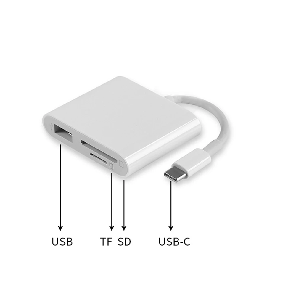 3 в 1 кардридер для SD и TF карт|USB-хабы| |