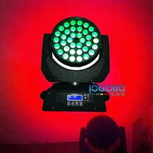 Лучший сценический движущийся головной свет 10Wx36 RGBWA 5в1 Zoom светодиодный стробоскоп для DJ вечерние ночной клуб оборудование для дискотек ди-джей