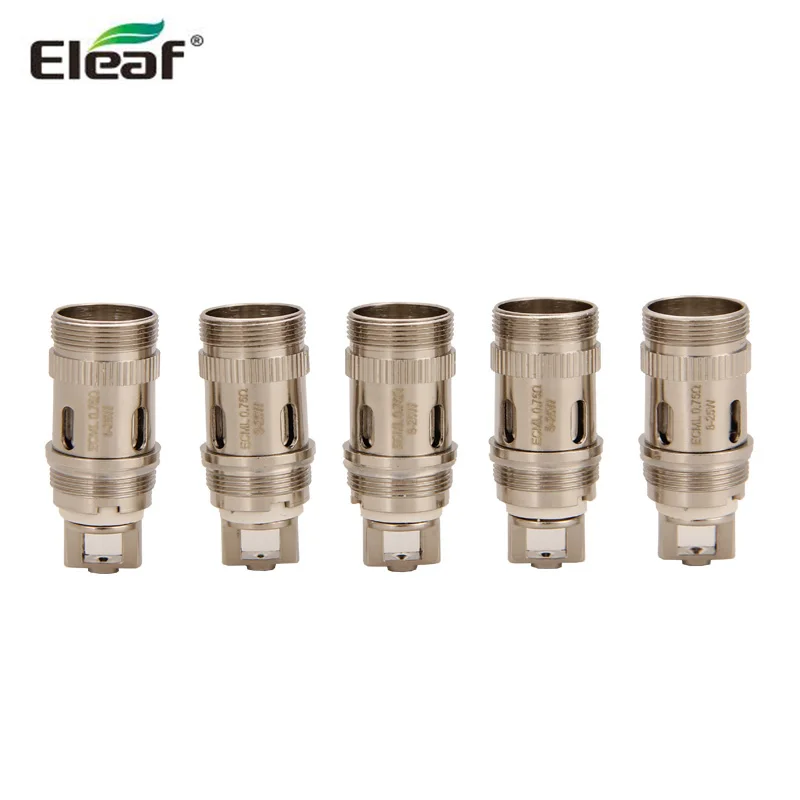 Оригинальные Eleaf ECML 0 75 Ом головки катушки рот на легкие Ингаляционные
