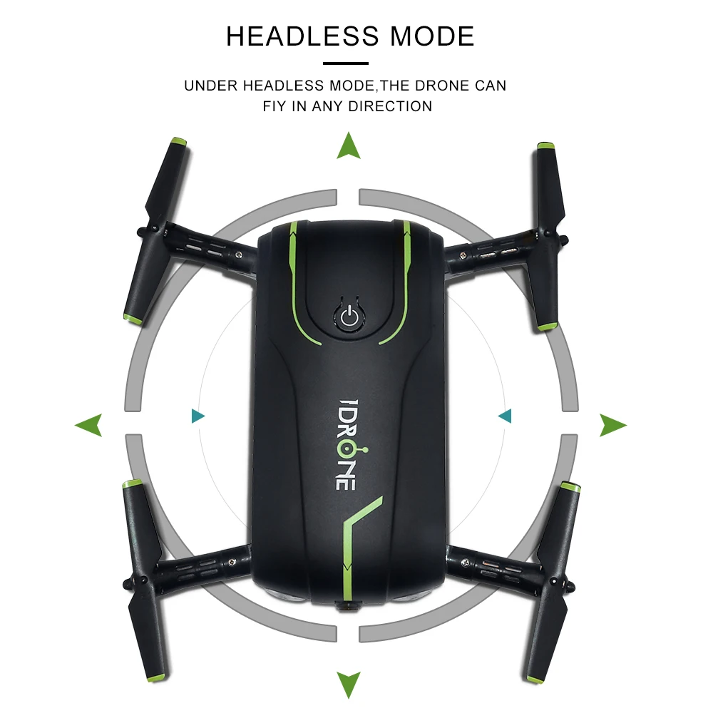 

2.4G WiFi FPV Quadcopter Mini Foldable Selfie Drone RC Drones with Camera HD FPV Professional RC Helicopter