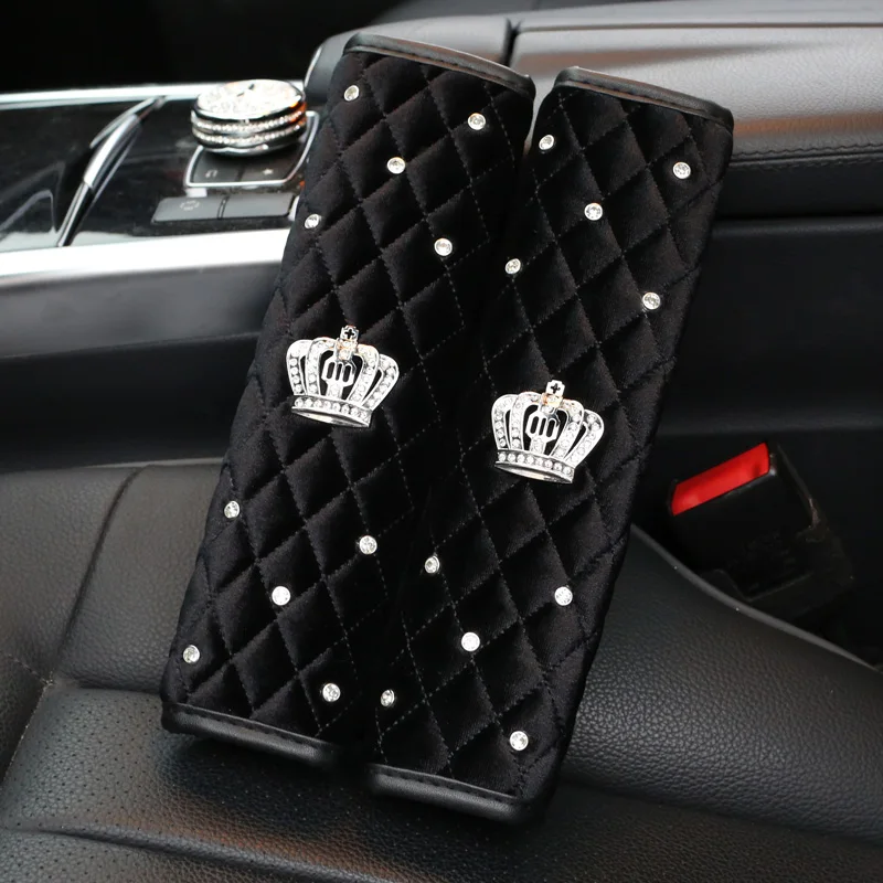 Personalized-Rivet-Short-Plush-Car-Seat-Interior-Accessories-Cool-Punk-Steering-Wheel-Cover-Headrest-5