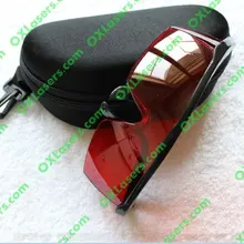 Oxlasers портативные лазерные очки для 445nm синий лазер 532nm зеленый лазер 405nm фиолетовый лазер с чехлом для переноски