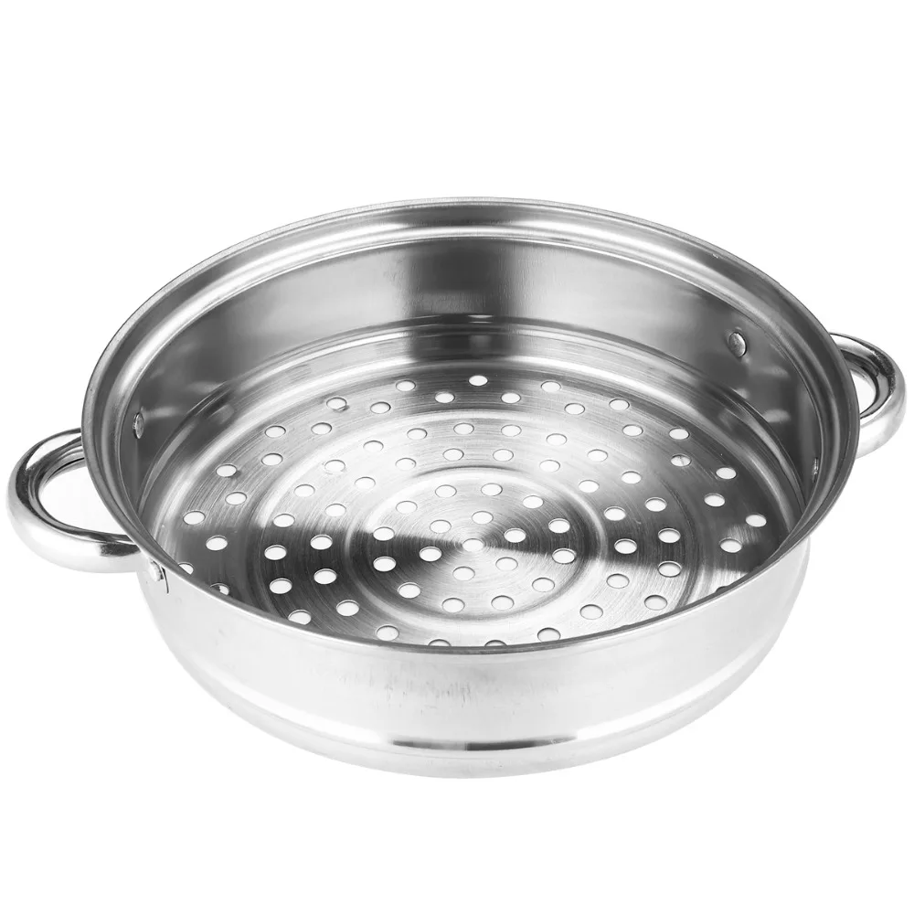 

Mayitr Stainless Steel 3 Tier Steamer Induction Dim Sum Steam Steaming Pot Cookware For Home Kitchen Cooking Tools