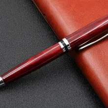 Красная Серебряная Студенческая ручка шахматная доска подарочная металлическая шариковая ручка