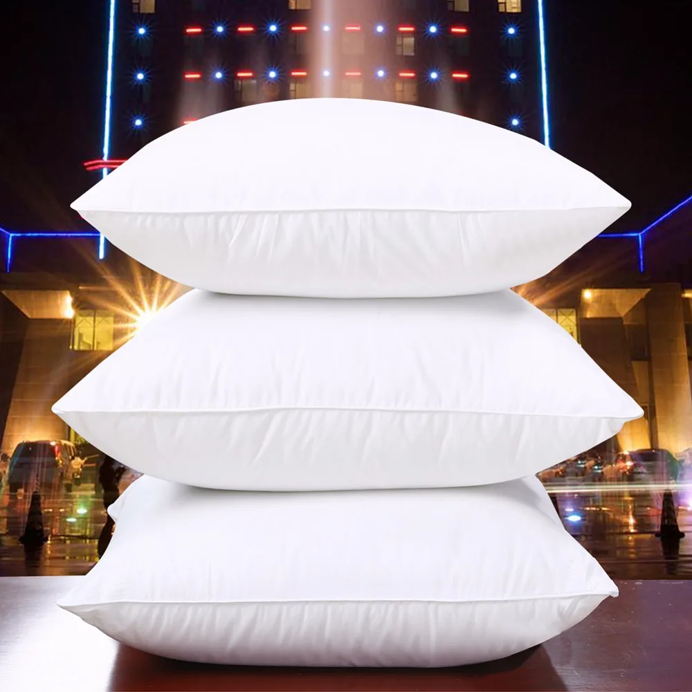 White Head Pillow Filling For Sleeping Bed Neck Pillow Square Cotton
