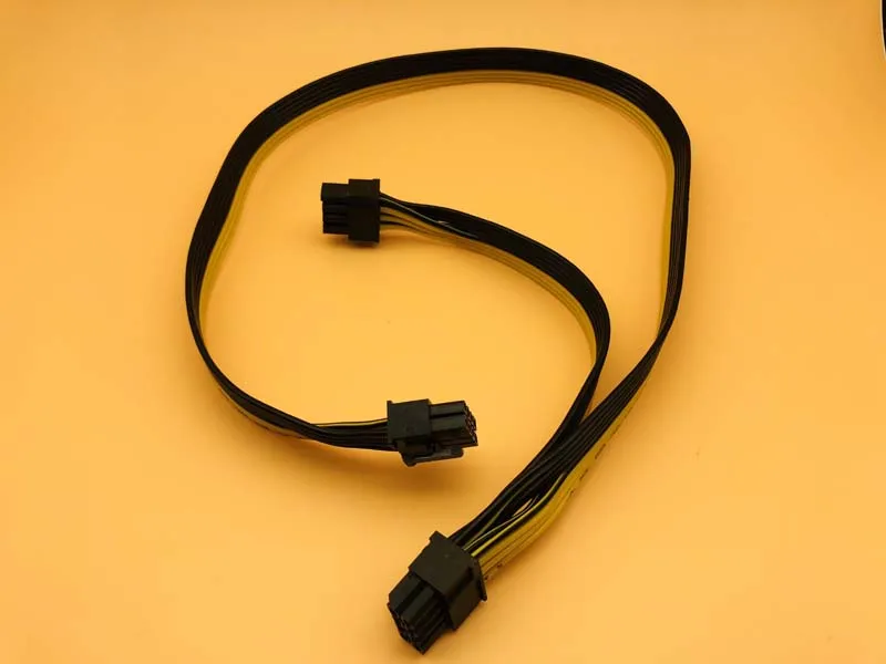8Pin to 8Pin(6+2) Graphics Video Card Power Cable Dual Port Connector 8p to 8p Cable 18AWG Wire Adapter for PC BTC Mining