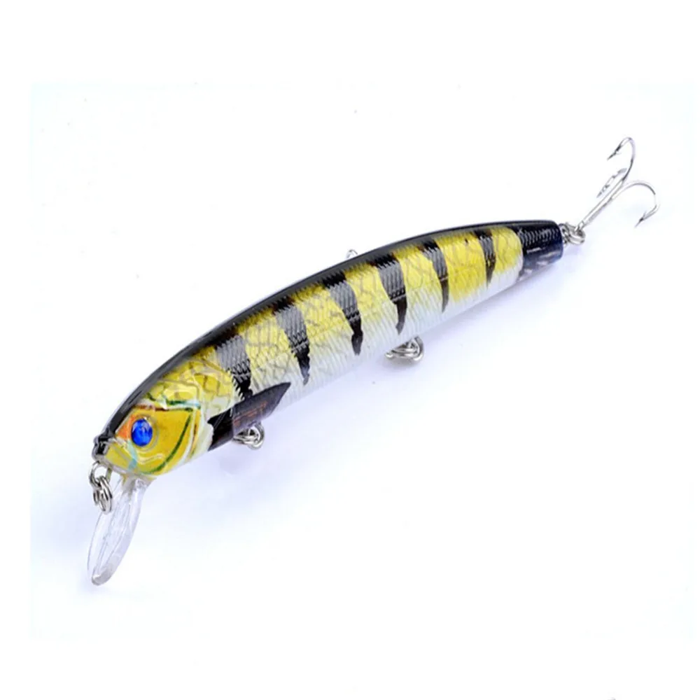 1 قطعة 12.9g 12.5 سنتيمتر عالية الجودة طعوم صيد سمك البلمة العائمة الاصطناعي الصلب الطعم Wobblers Crankbait الصيد اكسسوارات