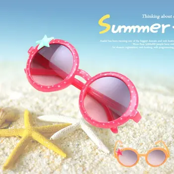 

2019 Children Sunglasses Cute Jelly color Sunglasses UV400 Plastic Sport Sun Glasses For Baby Girls Boys Glasses Oculos