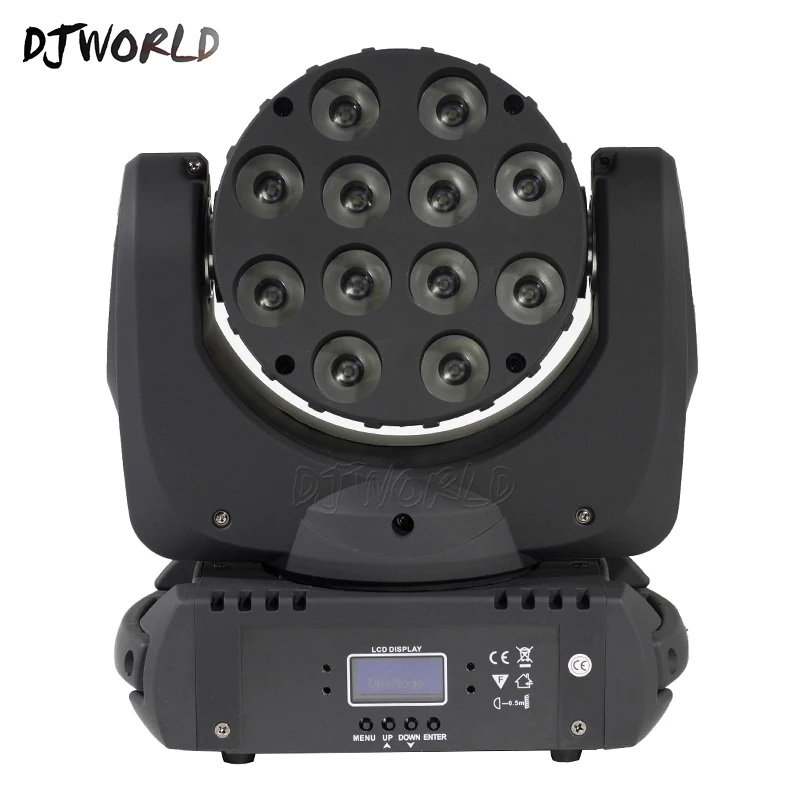 

Hot-Sell LED Beam 12x12W RGBW Moving Head DMX 512 Stage Effect Lighting With 9/16 Channels Professional For Family Party